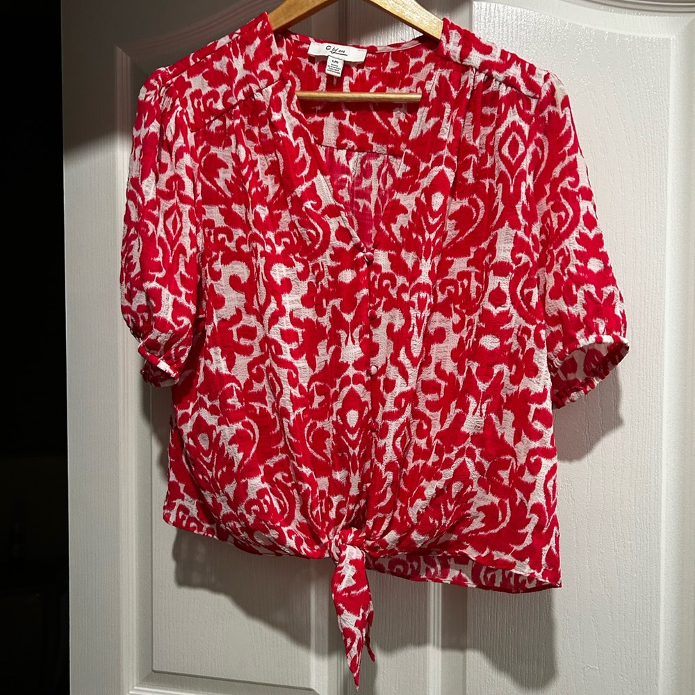 Lot of four  Women’s summer/spring tops - all size large. - Picture 9 of 16
